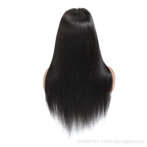 Shmily 8-30 Inch Straight Body Loose Deep Water Wave Kinky Curly 13x4 Transparent HD Lace Front Human Hair Wigs For Black Women